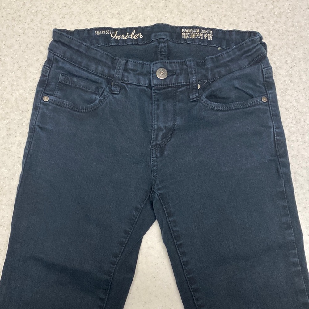 Smart set insider premium denim skinny jeans size 24